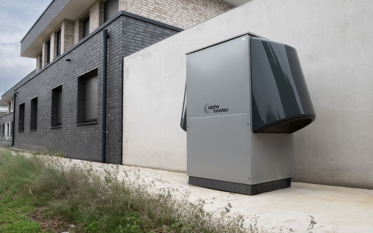 Heat pump installed by MSCV SA